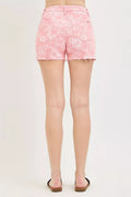 RISEN High Rise Printed Shorts - Desert Sunday
