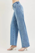RISEN Relaxed Fit Drawstring Waist Jeans - Desert Sunday