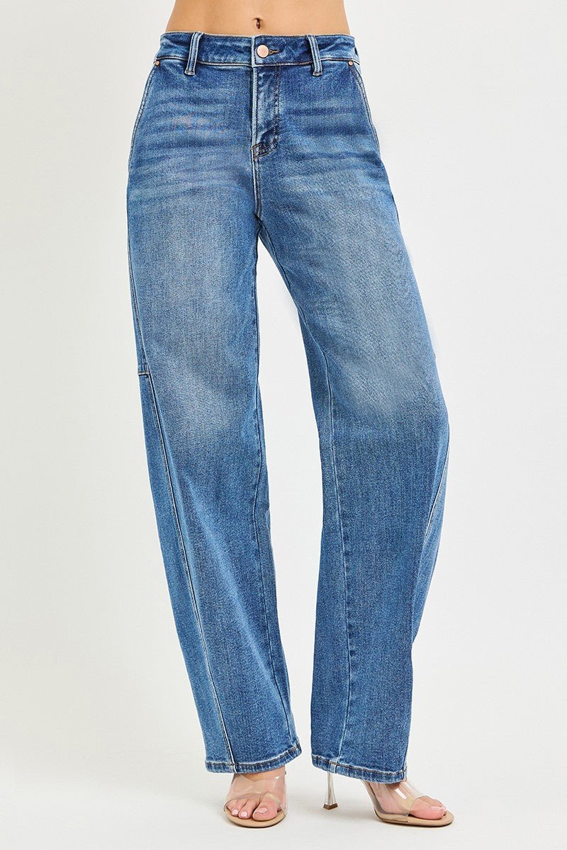 RISEN Slouchy Baggy Jeans - Desert Sunday