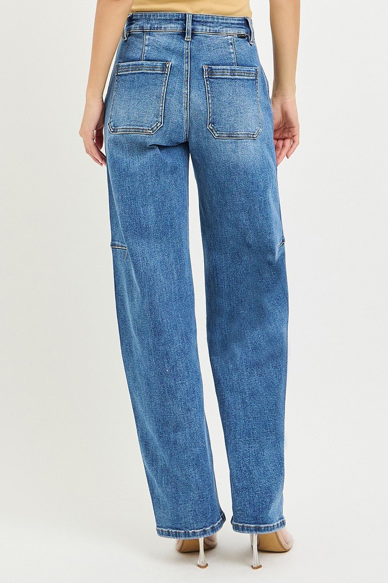 RISEN Slouchy Baggy Jeans - Desert Sunday