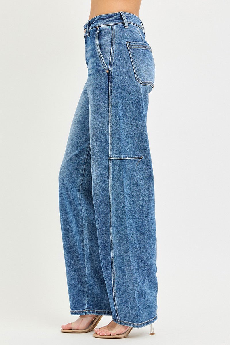 RISEN Slouchy Baggy Jeans - Desert Sunday