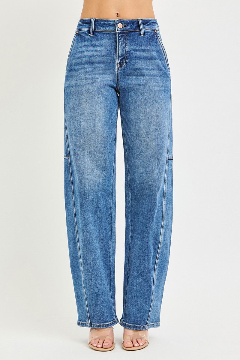 RISEN Slouchy Baggy Jeans - Desert Sunday