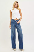 RISEN Slouchy Baggy Jeans with Pockets - Desert Sunday