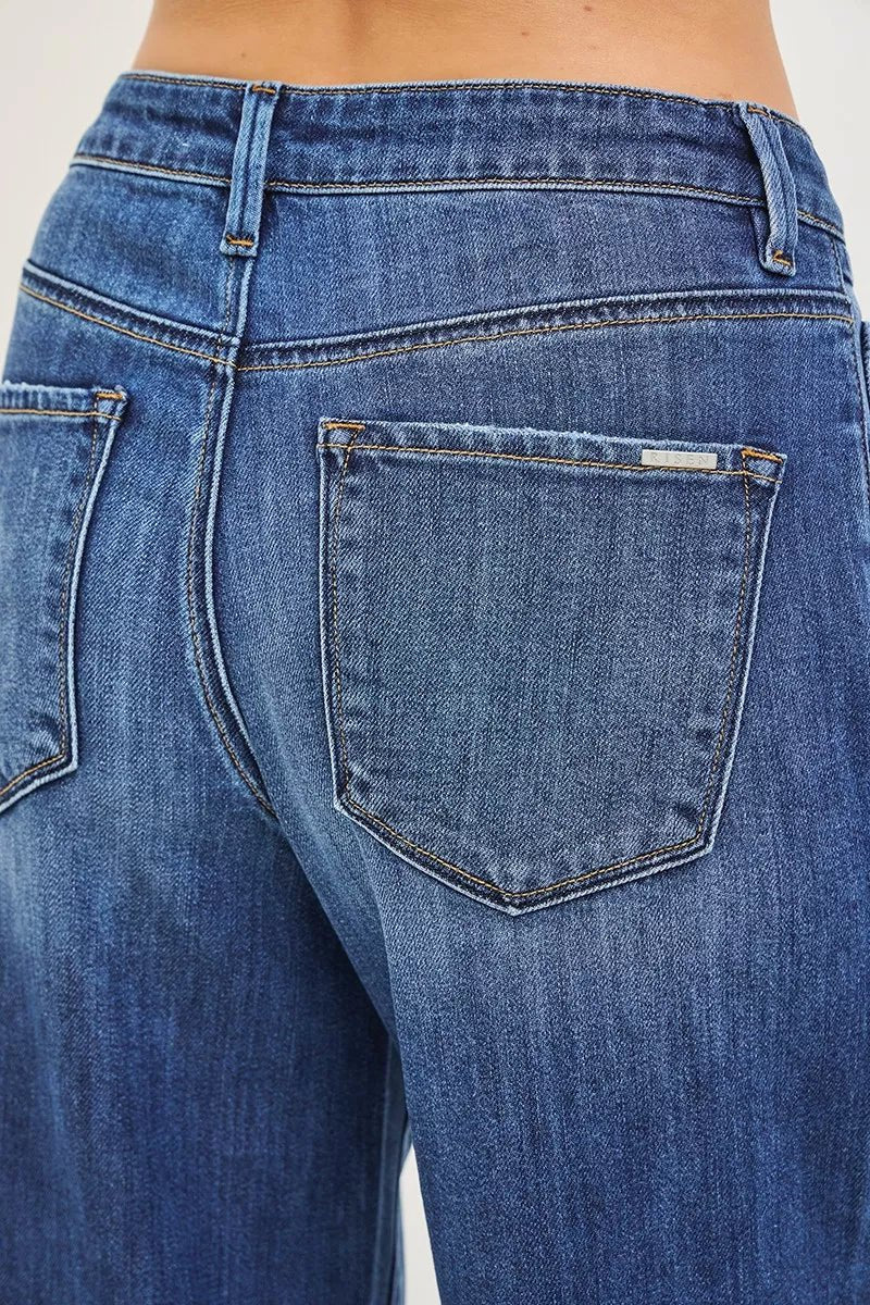 RISEN Slouchy Baggy Jeans with Pockets - Desert Sunday