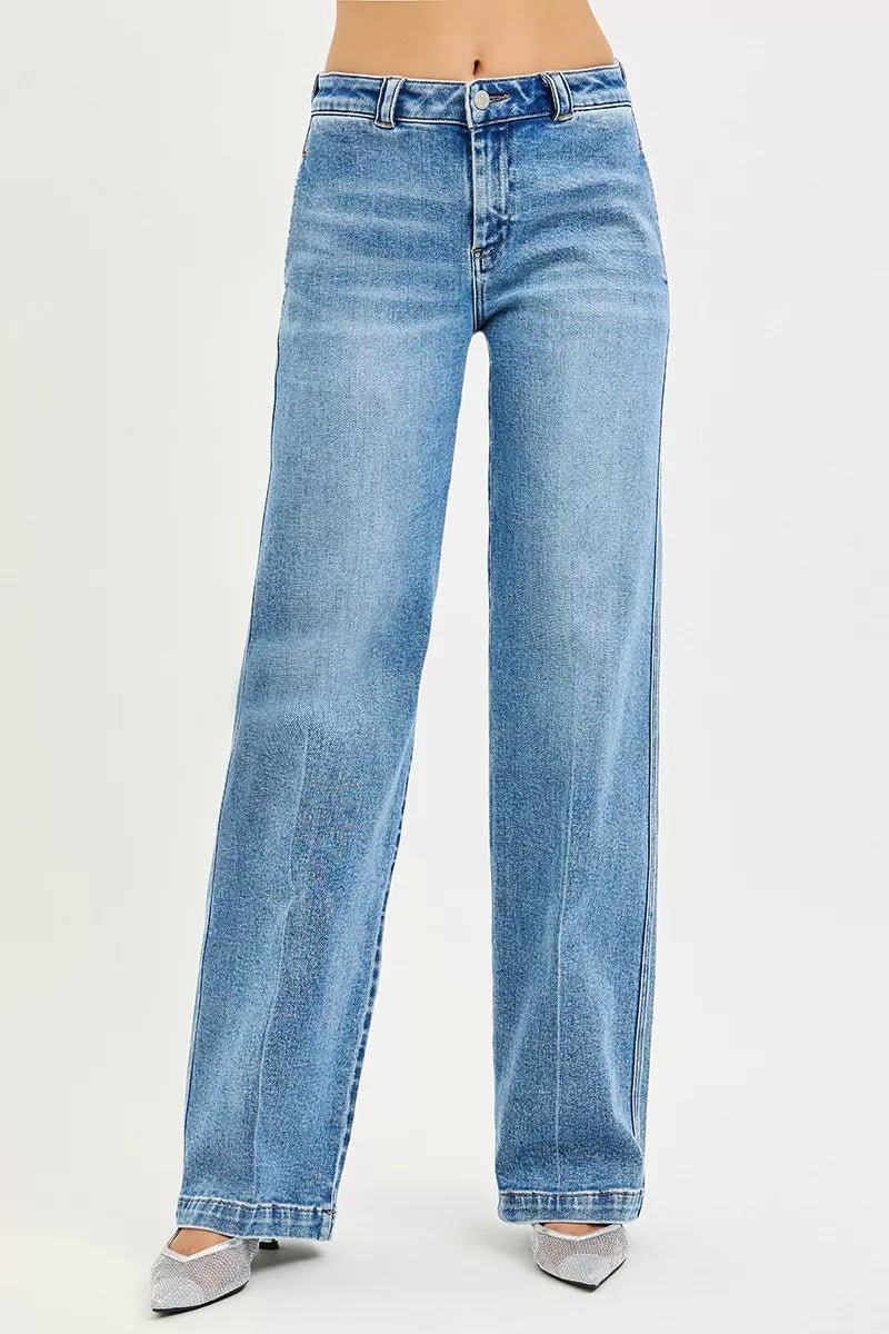 RISEN Slouchy Straight Jeans - Desert Sunday