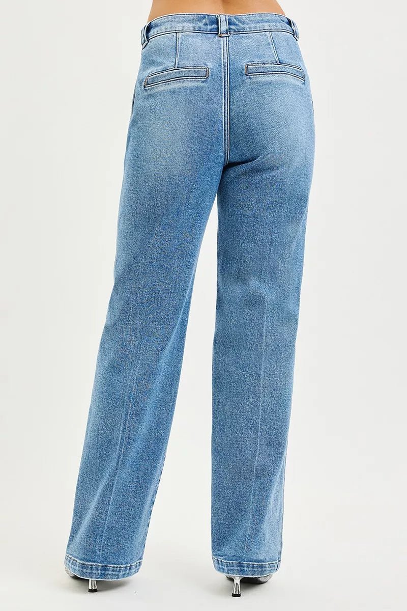 RISEN Slouchy Straight Jeans - Desert Sunday