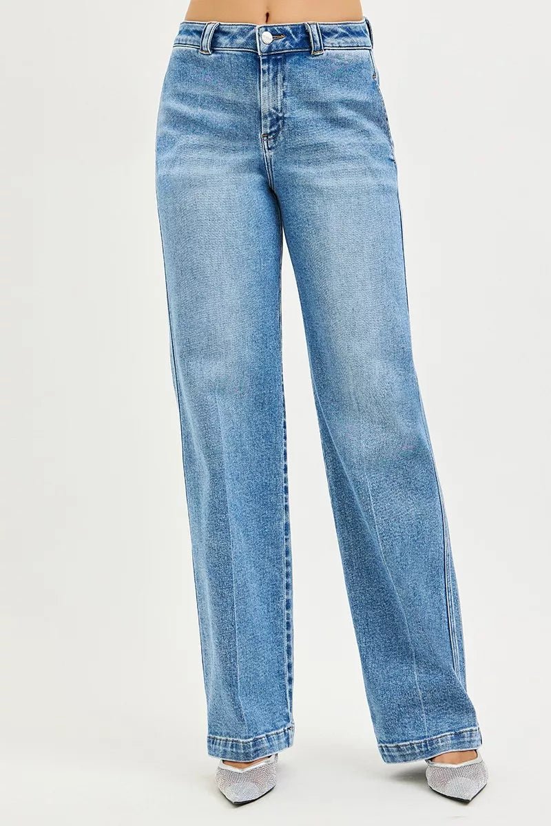 RISEN Slouchy Straight Jeans - Desert Sunday