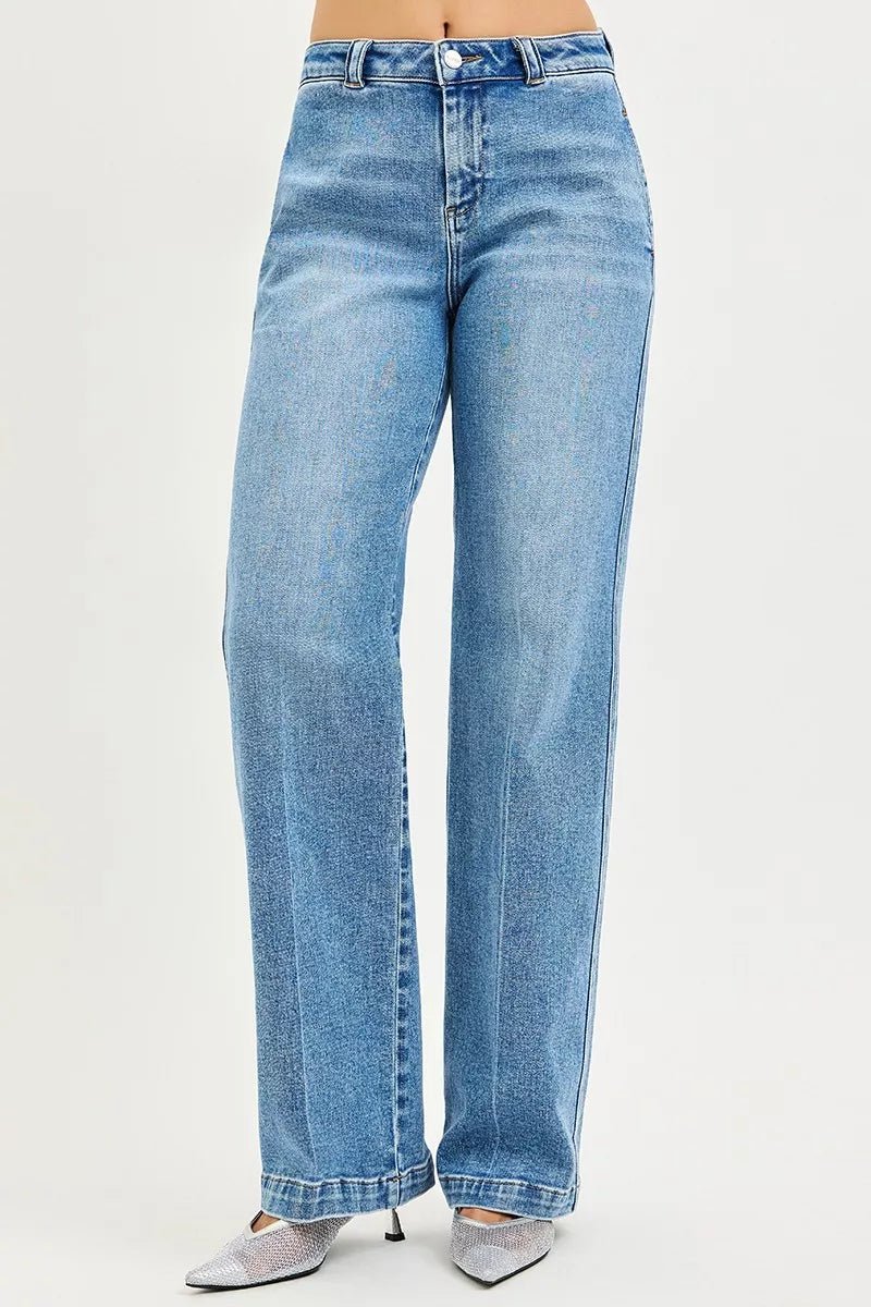 RISEN Slouchy Straight Jeans - Desert Sunday