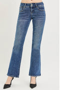 RISEN Tummy Control Low Rise Bootcut Jeans - Desert Sunday