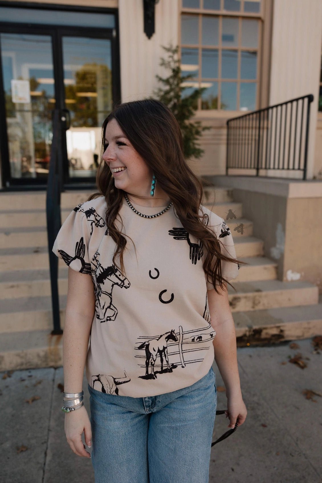 Rustic Reverie Cotton Top - Desert Sunday