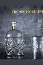 Stormtrooper Helmet Decanter &amp; 2 Shot Glasses - Desert Sunday