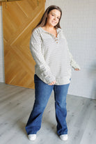 Striped Serendipity Pullover - Desert Sunday