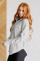 Striped Serendipity Pullover - Desert Sunday