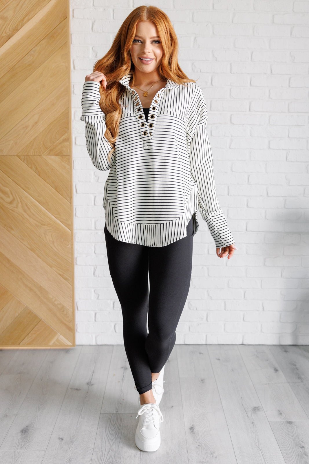 Striped Serendipity Pullover - Desert Sunday