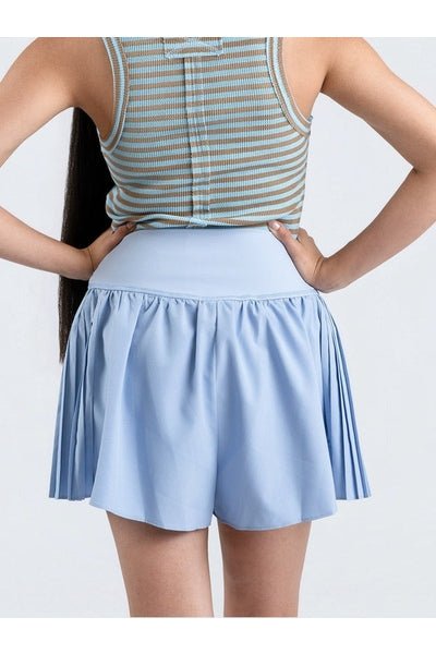 Summer Flirt Tennis Skort in Baby Blue - Desert Sunday