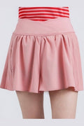 Summer Flirt Tennis Skort in Black - Desert Sunday