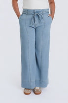 Sun-washed Wide-Leg Pants - Desert Sunday