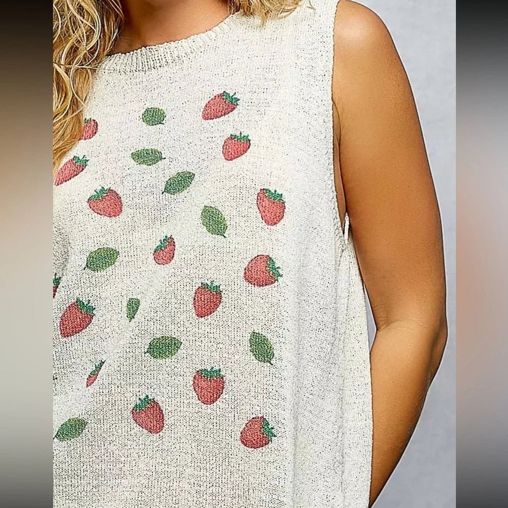 Sweet Strawberry Top - Desert Sunday