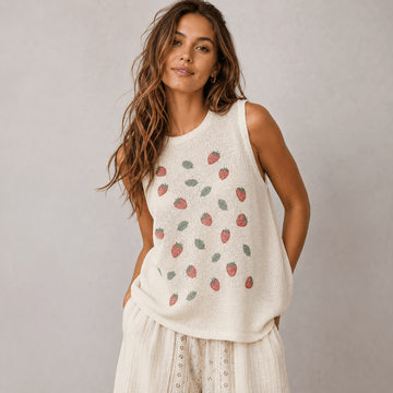 Sweet Strawberry Top - Desert Sunday
