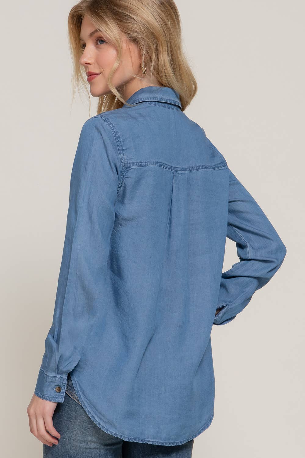 Tencel Button-Down Shirt - Desert Sunday