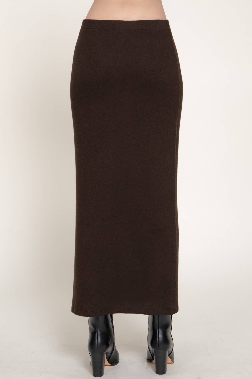 The Cocoa Comfort Midi Skirt - Desert Sunday