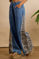 Trailblazer Camo Wide Leg Jeans - Desert Sunday