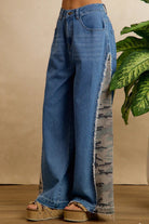 Trailblazer Camo Wide Leg Jeans - Desert Sunday