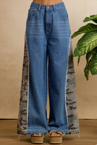 Trailblazer Camo Wide Leg Jeans - Desert Sunday