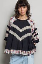 Wildflower Charm Lace Top - Desert Sunday