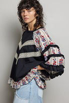 Wildflower Charm Lace Top - Desert Sunday