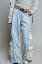 Wildflower Embroidered Cotton Belt - Desert Sunday