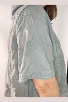 Wildflower Hooded Top in Gray - Desert Sunday