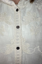 Wildflower Hooded Top in Natural - Desert Sunday
