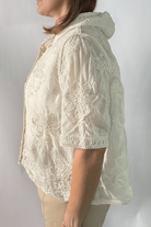 Wildflower Hooded Top in Natural - Desert Sunday