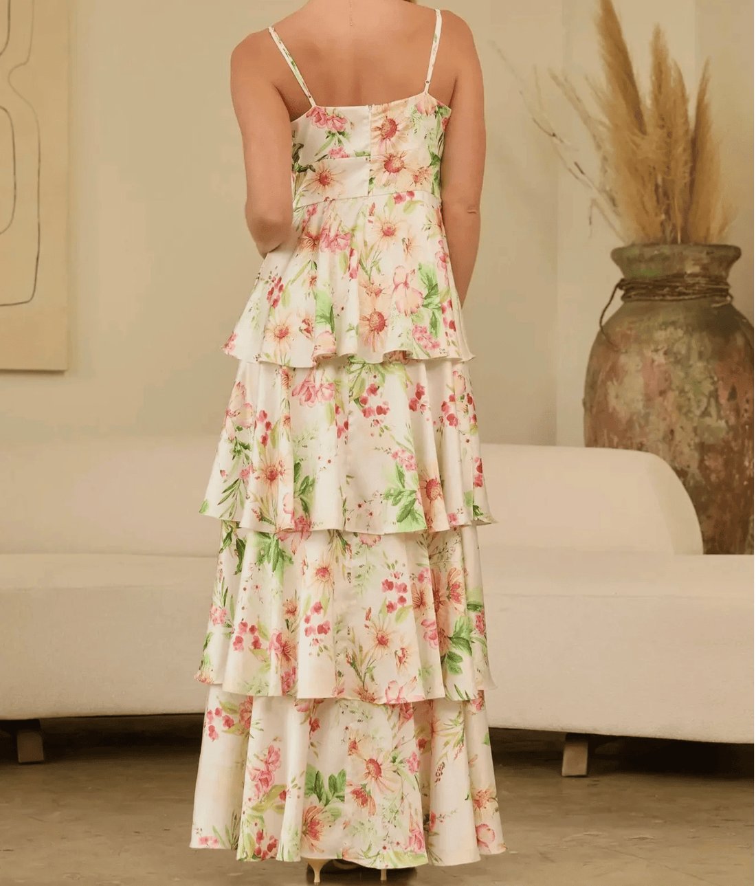 Wildflower Romance Maxi Dress - Desert Sunday