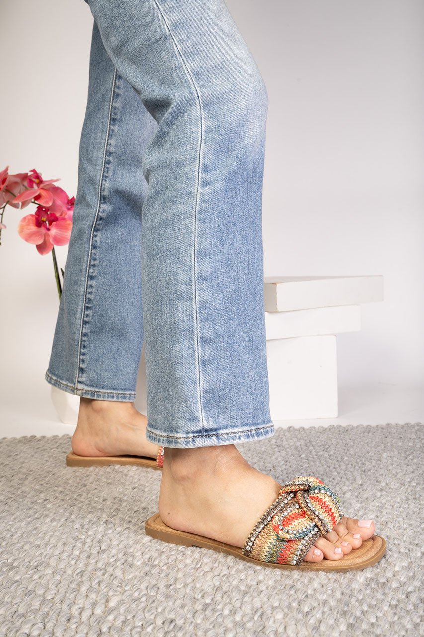 You Wish Sandals – Fuchsia Multi - Desert Sunday