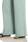 Zenana French Terry Wide Leg Sweatpants - Desert Sunday