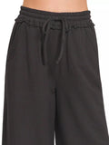 Zenana French Terry Wide Leg Sweatpants - Desert Sunday