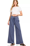 Zenana Scuba Collared Pullover & Center Seam Pants Set - Desert Sunday