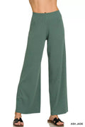 Zenana Viscose Sweater Top & Pants Set - Desert Sunday