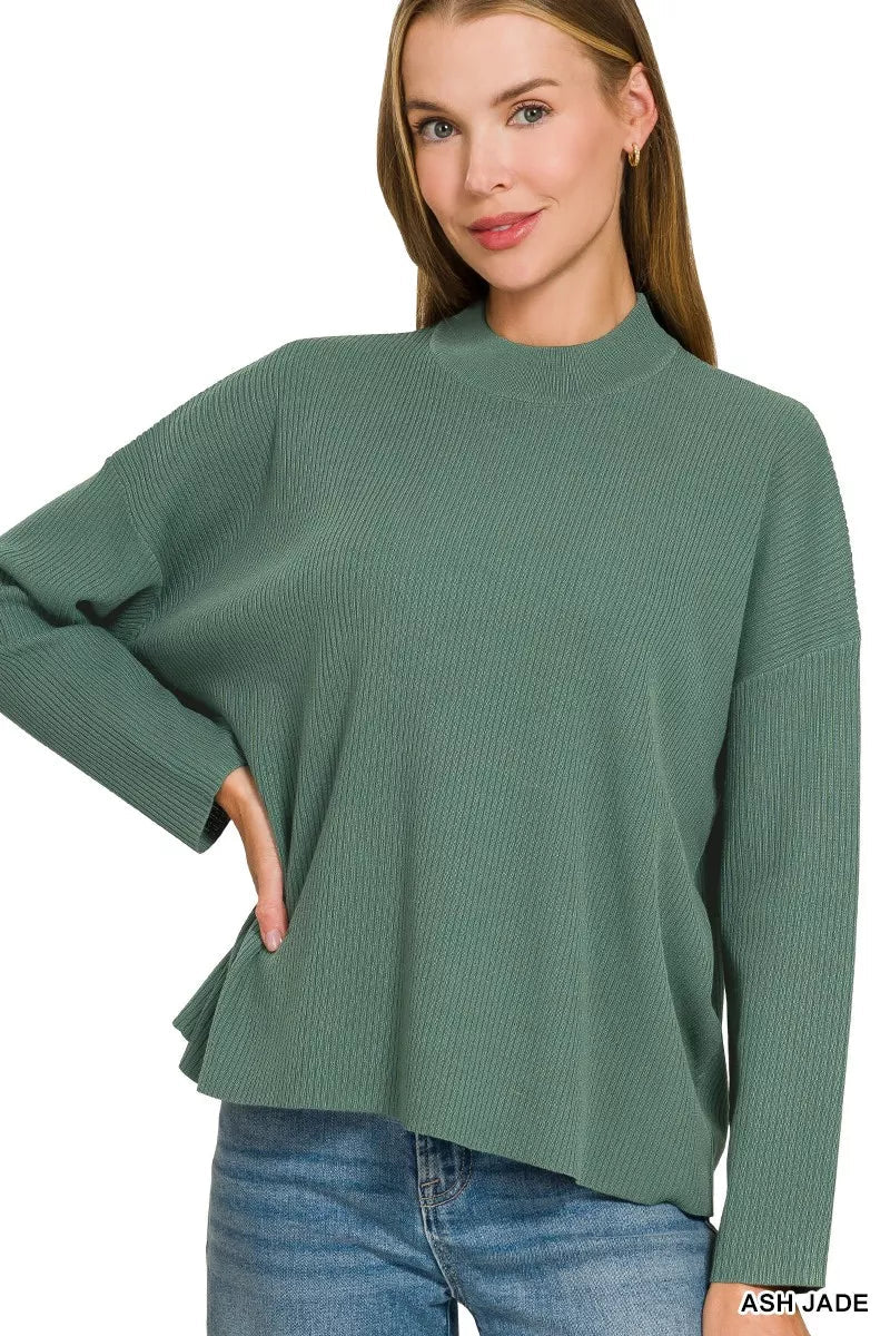 Zenana Viscose Sweater Top & Pants Set - Desert Sunday